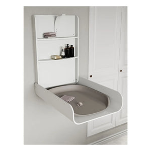 Sebra - Wall-mounted Changing Table | White