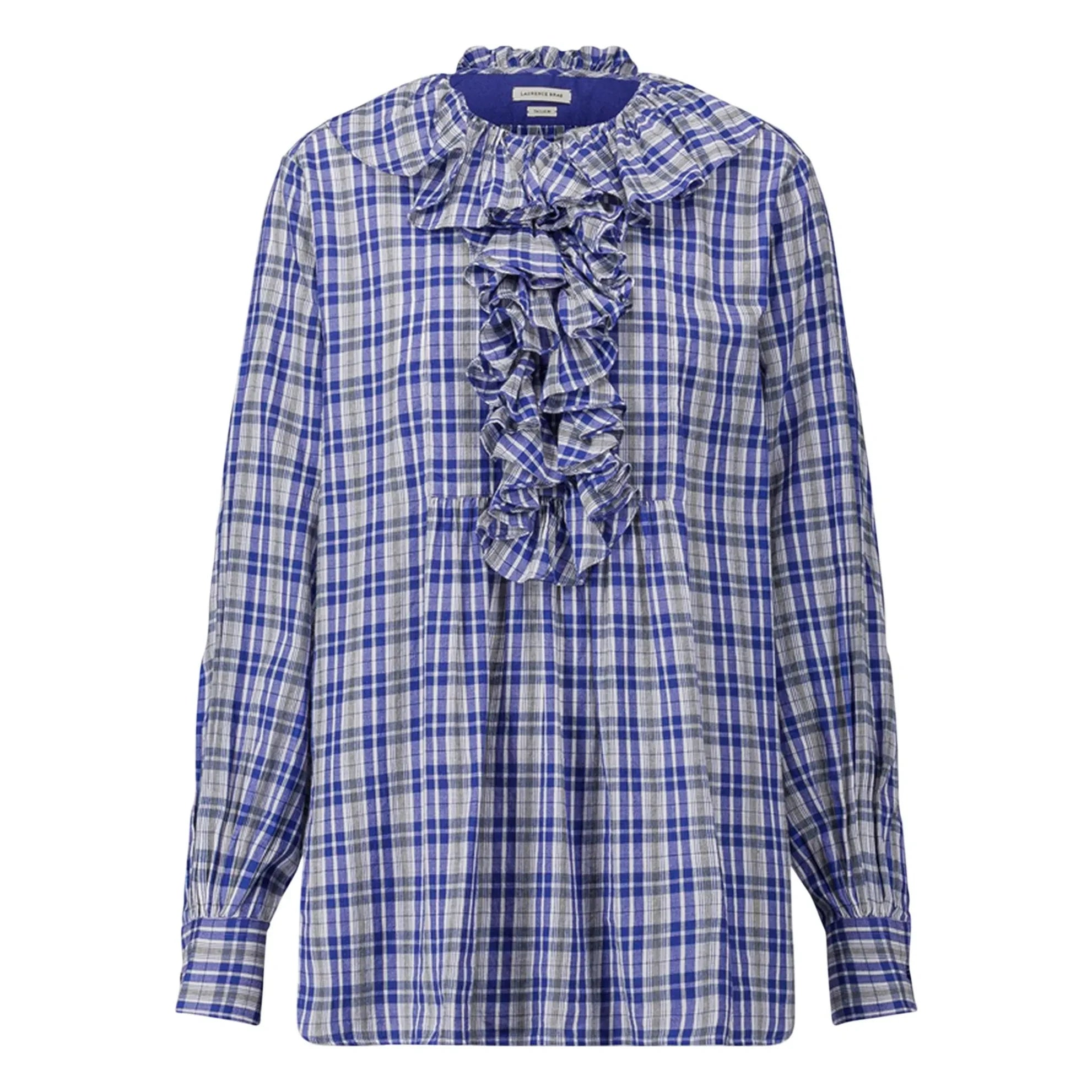 Laurence Bras - Annie Baumwollbluse | Blau