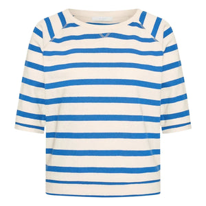 By Bar - Marinière Neva Organik pamuklu T-shirt | Azure blue