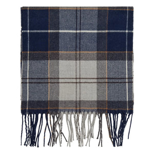 Barbour - Galingale Tartan Atkı | Gri mavi