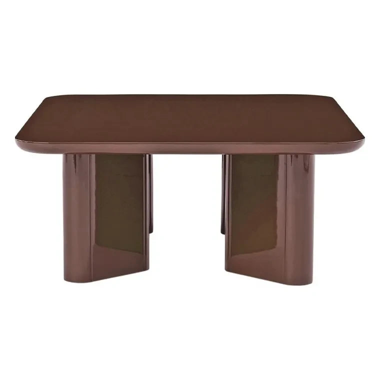 Gabrielle Paris - Thelma Polierter Holz-Couchtisch | Cranberry