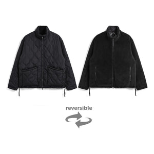 Taion - Unisex Military Stand Collar Jacket | Black