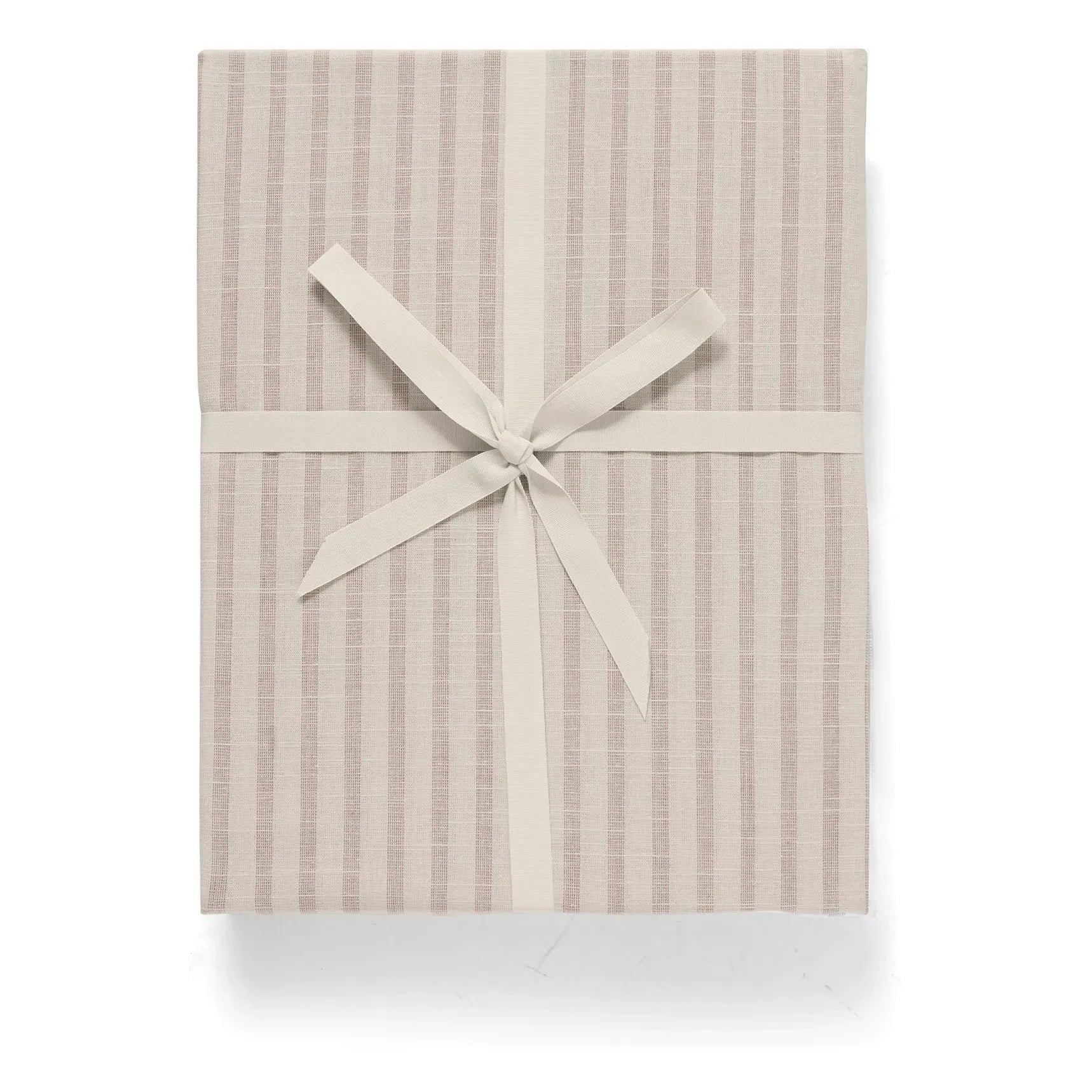 garbo&friends - Striped fitted sheet | Beige