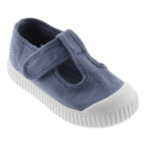 Victoria - Lona Cırt Cırtlı Sneaker Sandalet | Mavi