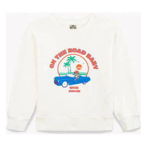Bonton - Sweat Smile On The Road Molleton | Ekru