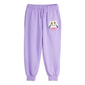 Mini Rodini - Organik Pamuklu Jogger Cat | Mor