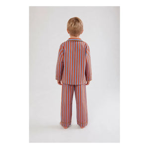 Folkloore - Çizgili Pijamalar - Çocuk Koleksiyonu | Turuncu