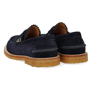 Angulus - Suede Loafers | Navy