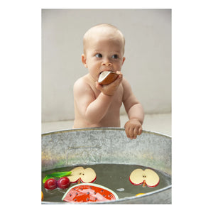 Oli & Carol - Pepita Apple Teething Ring | Yellow