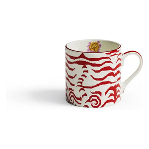 Lisa Corti - Indian Tiger Tasse | Rot