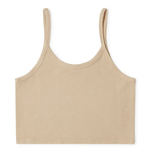 Matona - Cropped Organic Cotton Tank Top - Women's Collection | Powder