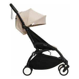 Stokke® - YOYO³ Bonpoint Komplett-Kinderwagen 0+ und 6+ Schwarzgestell | Beige