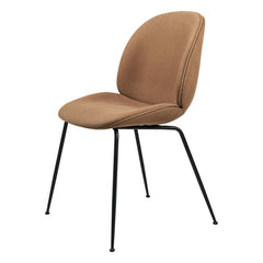 Gubi - GamFratesi Upholstered Beetle Chair + Black Base | Camel
