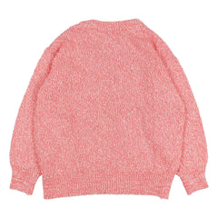 Búho – Chiné Pullover aus Bio-Baumwolle | Rosa