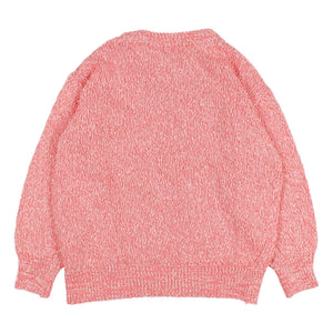 Búho – Chiné Pullover aus Bio-Baumwolle | Rosa