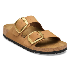 BIRKENSTOCK - Arizona Big Buckle Nubuck Sandal | Camel