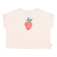 Búho - Çilek Organic Cotton T-Shirt | Pale Pink