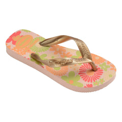 Havaianas - Flores bebek parmak arası terlik | Şeker pembesi