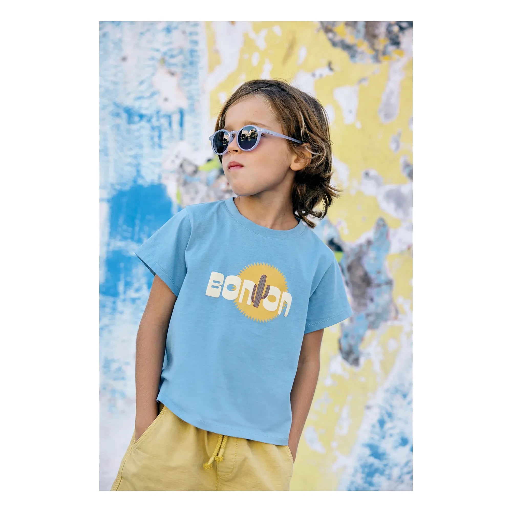 Bonton - Tubo Cactus T-Shirt | Hellblau