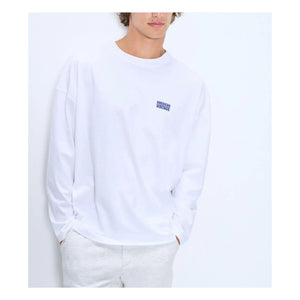 American Vintage - Gixy Cotton Long Sleeve T-Shirt | White