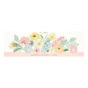 Meri Meri - Kağıt çiçek çelenk - 8'li Set | Pastel