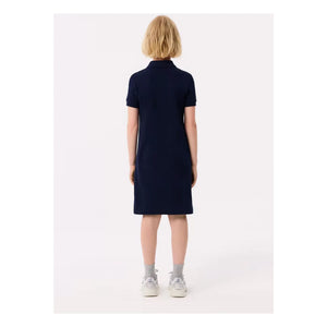 Lacoste - Organic Cotton Polo Dress | Navy