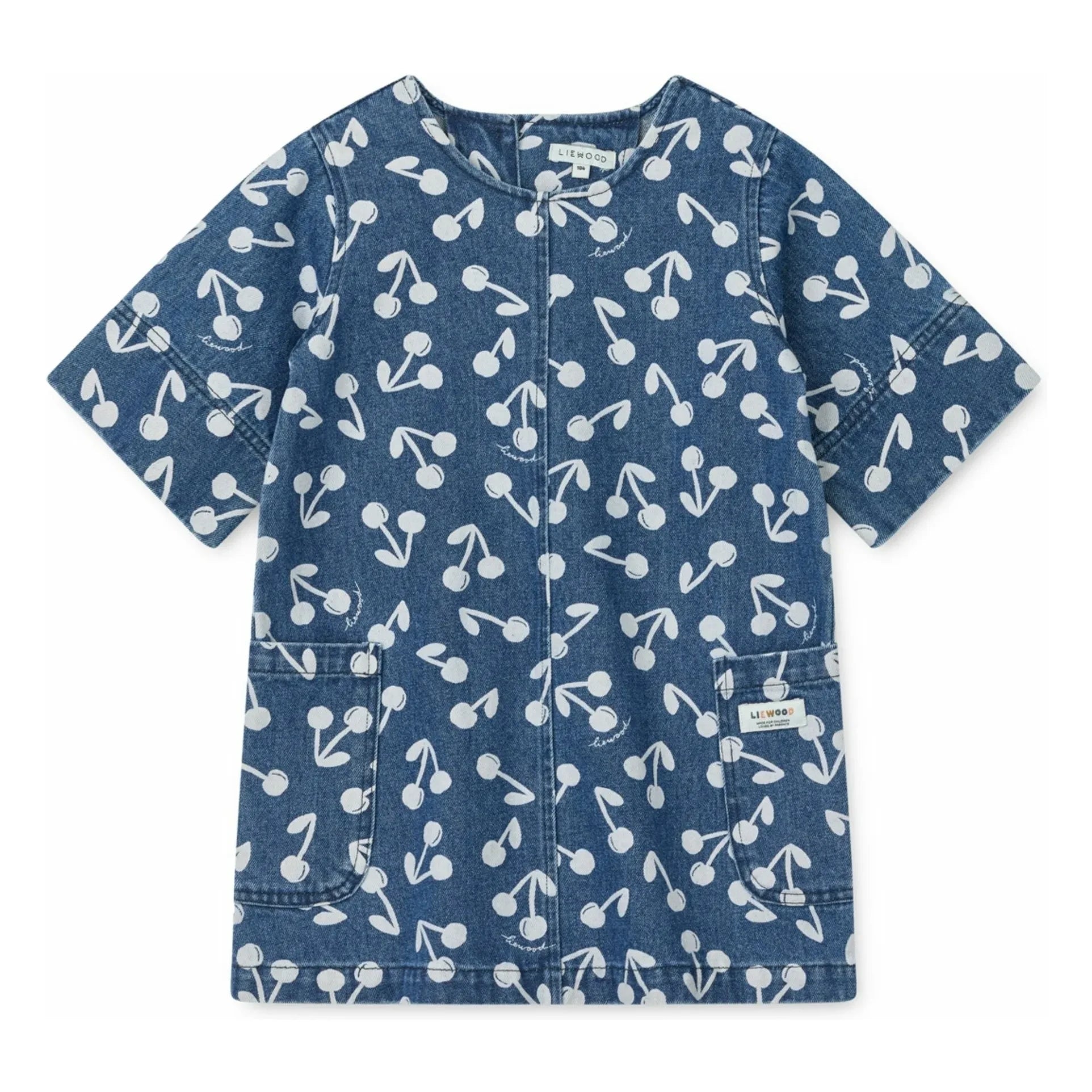 Liewood - Angelica Kirschen Jeanskleid | Jeansblau