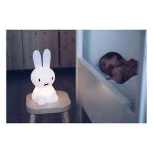 Mr Maria - Miffy Yumuşak Silikon Gece Lambası | Beyaz