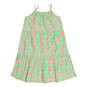 Tumble N'Dry – Kariertes Kleid Olinda | Grün