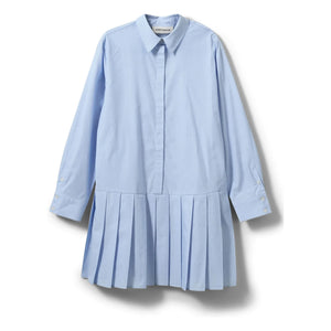 Sofie Schnoor - Plissiertes Hemdblusenkleid Penelopasy | Hellblau