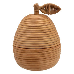 Anna + Nina - Rattan storage box Poire