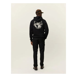 Les Deux - Ben Globe Pamuk Bio Hoodie | Koyu Siyah