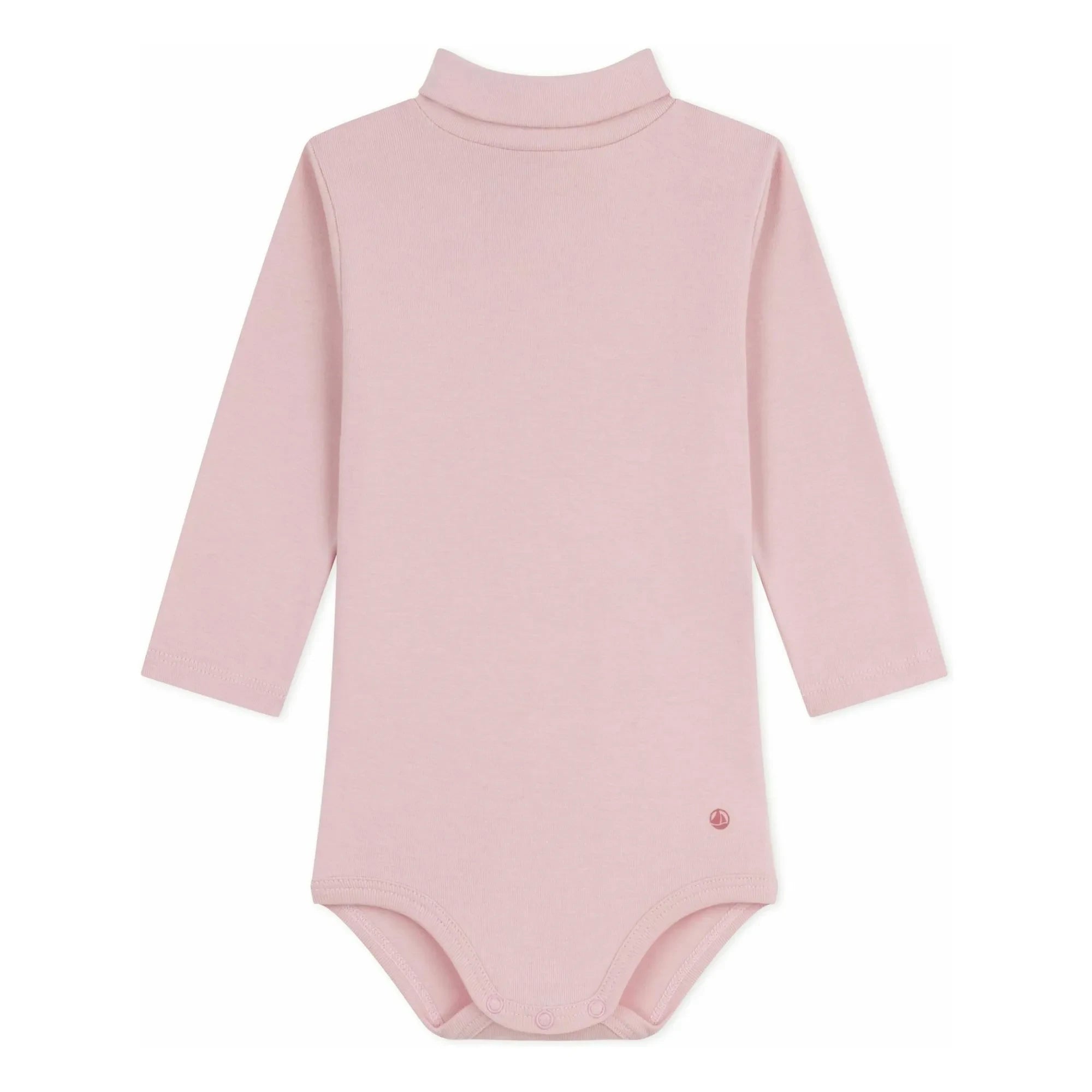 Petit Bateau - Organic cotton boat neck bodysuit | Pale Pink