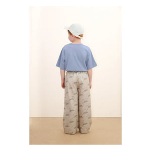 Tinycottons - Tiny 26 Organik pamuklu T-shirt | Gri mavi
