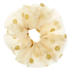 Rockahula Kids - Tulle Polka Dot Bow | Gold
