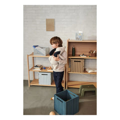 Liewood - Elijah Storage Box with Lid | Whale Blue
