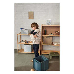 Liewood - Elijah Storage Box with Lid | Whale Blue