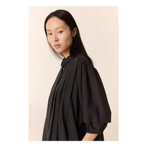 Leon & Harper - Roca Kleid aus Bio-Baumwolle | Carbon