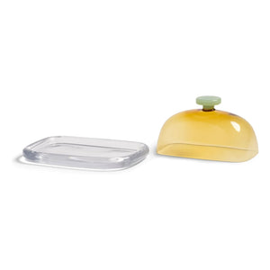 &Klevering - Butterdose Canteen aus Glas | Gelb