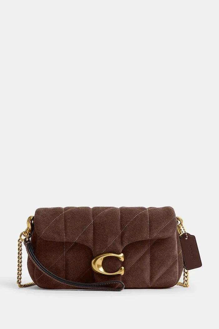Coach kadın deri crossbody çanta Tabby Chain Crossbody 19