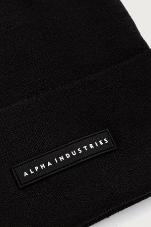 Alpha Industries şapka beanie Rubber Logo