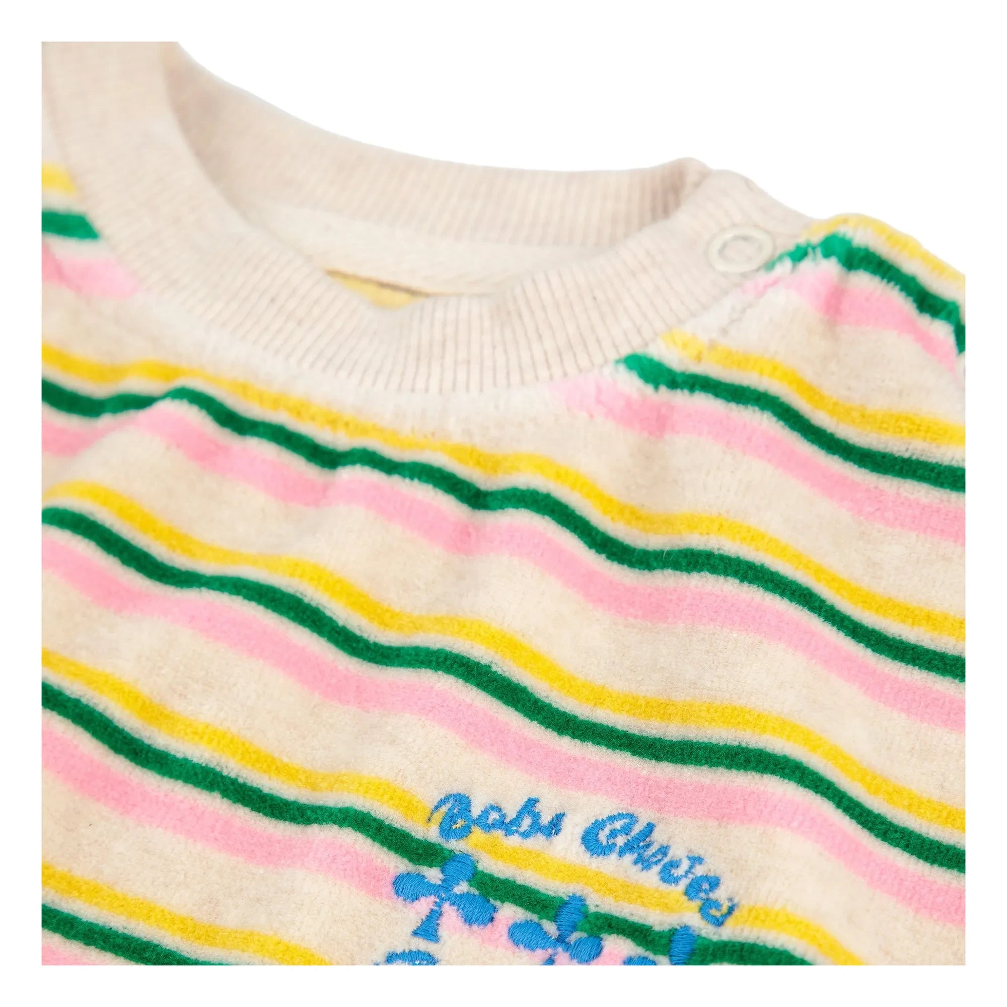 Bobo Choses – Gestreiftes Sweatshirt | Beige