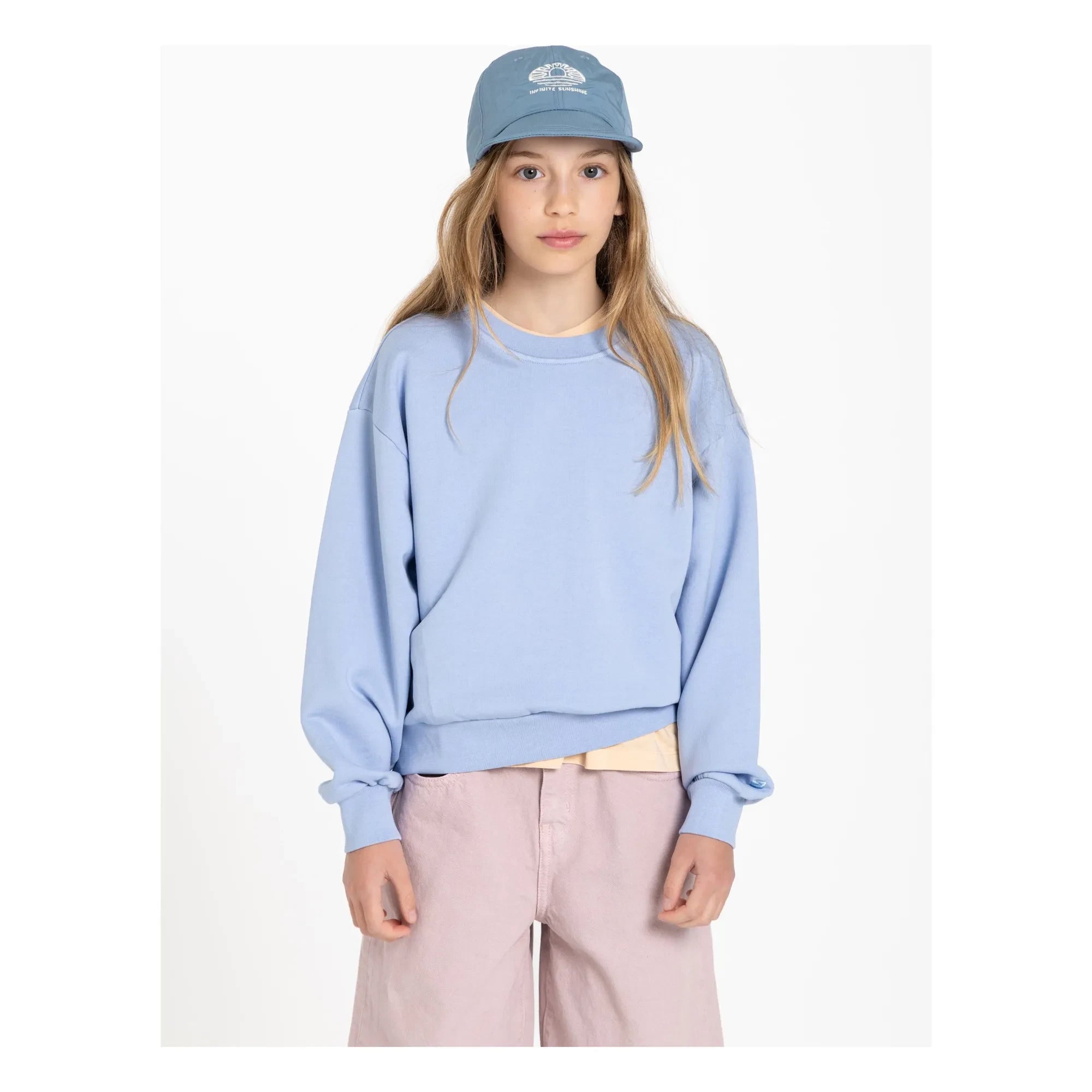 Smallable Kid - Maia Sweatshirt aus Bio-Baumwolle | Blassblau