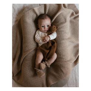 Hvid - Dora Merino Wool Blanket | Beige