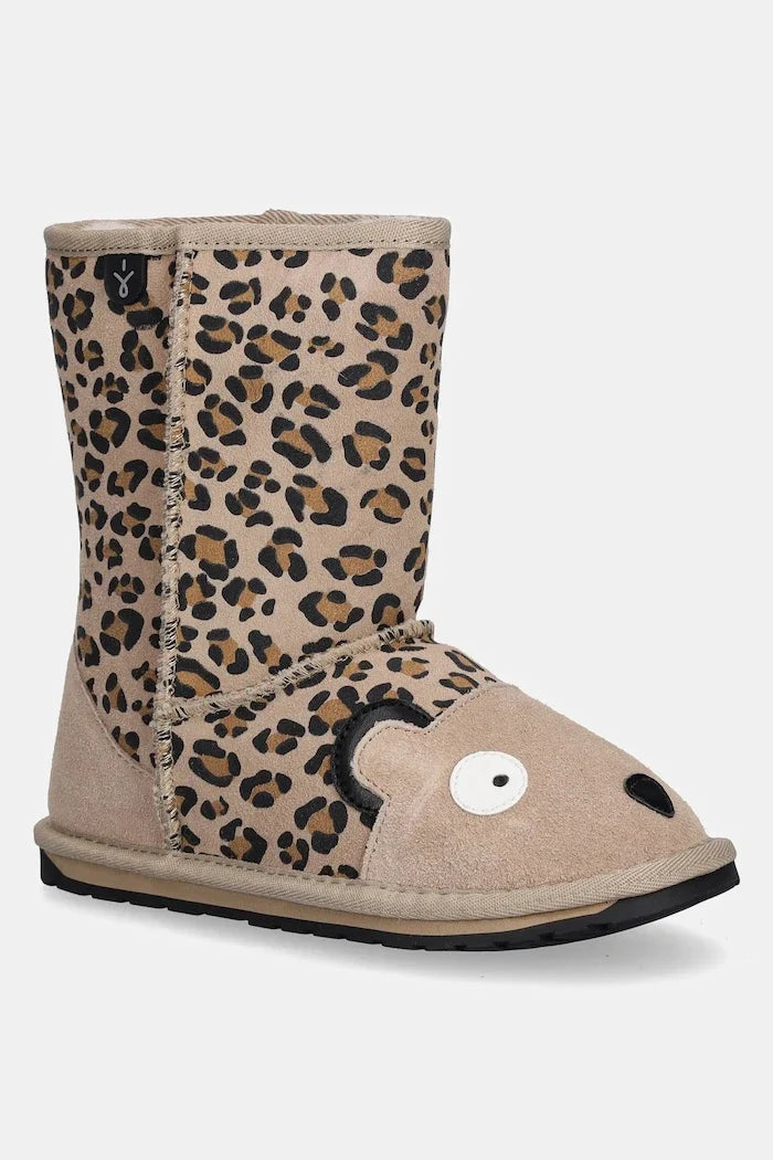 Çocuk Süet Çizme Emu Australia Cheetah