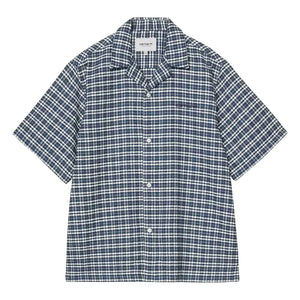 Carhartt WIP - Carreaux S/S Kander Gömlek | Gri mavi