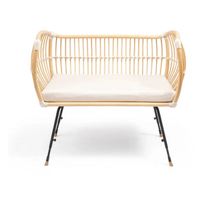 Bermbach Handcrafted - Martha Weidenbeistellbett - Baumwollseil
