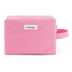 rivedroite - Tournelles Recycled Cotton Pencil Case | Rosewood
