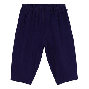 Petit Bateau - Organik Pamuk Müslin Pantolon | Yeşil