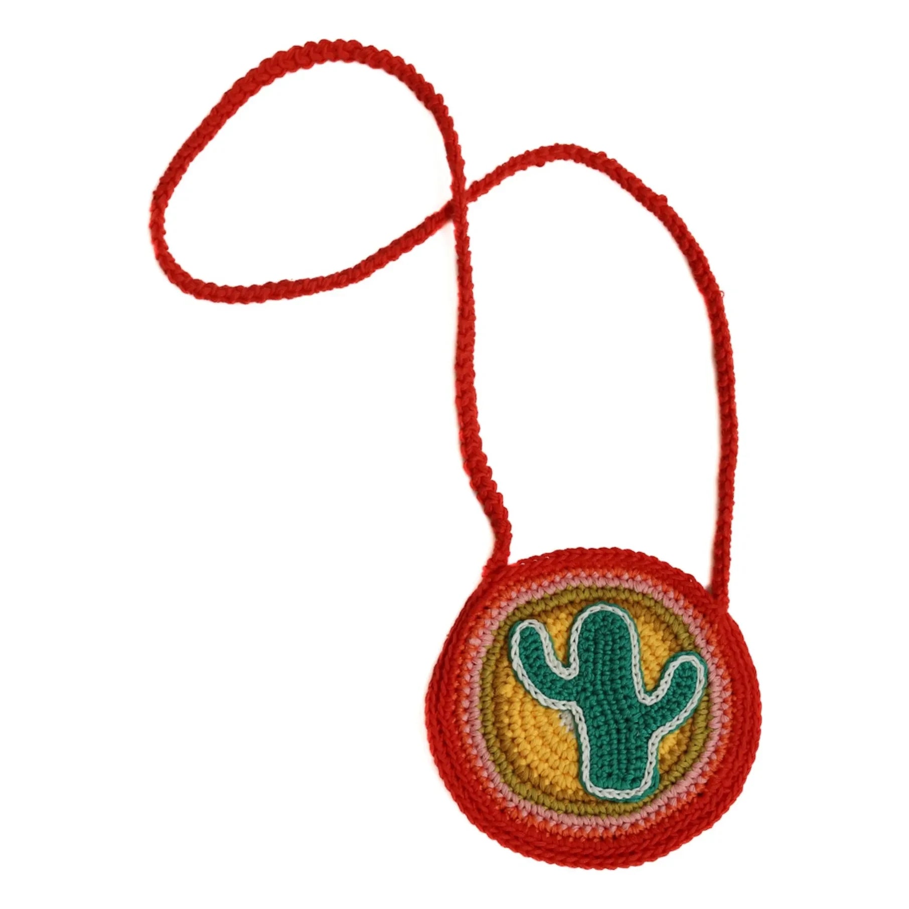 Kalinka - Häkeltasche Kaktus | Rot